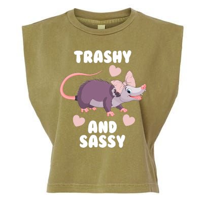 Trashy And Sassy Garment-Dyed Women's Muscle Tee