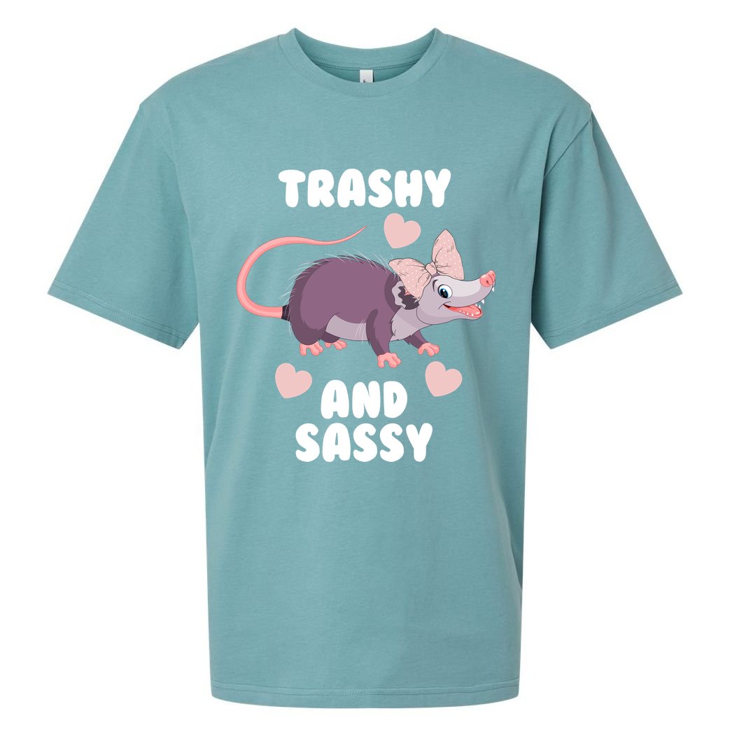 Trashy And Sassy Sueded Cloud Jersey T-Shirt