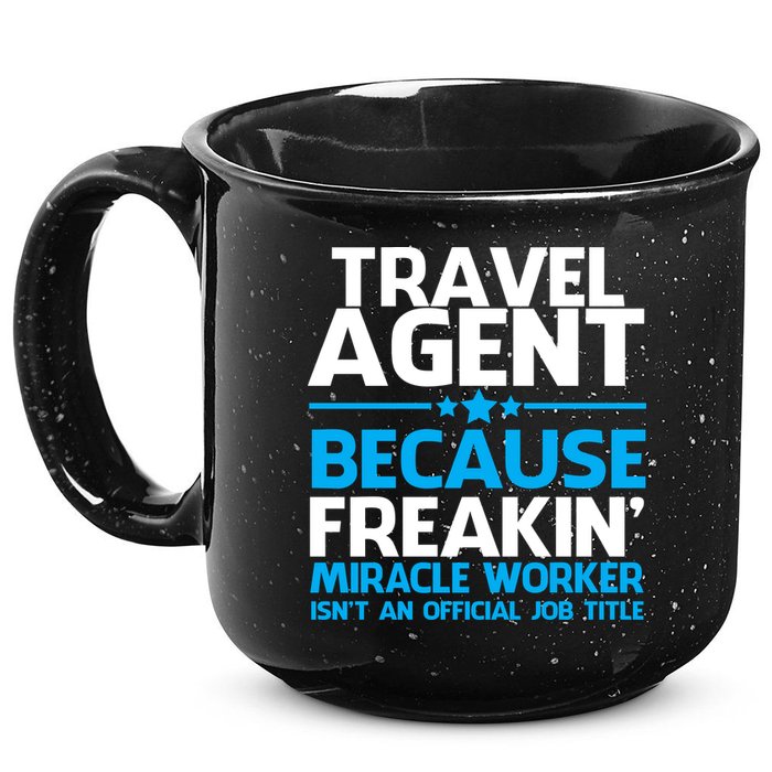 Travel Agent Miracle Worker 15oz Campfire Ceramic Mug