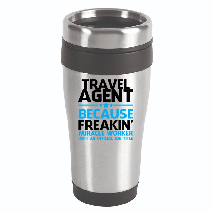 Travel Agent Miracle Worker 16oz Travel Tumbler