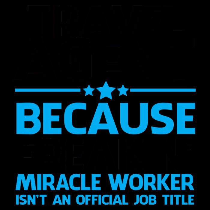 Travel Agent Miracle Worker 16oz Travel Tumbler