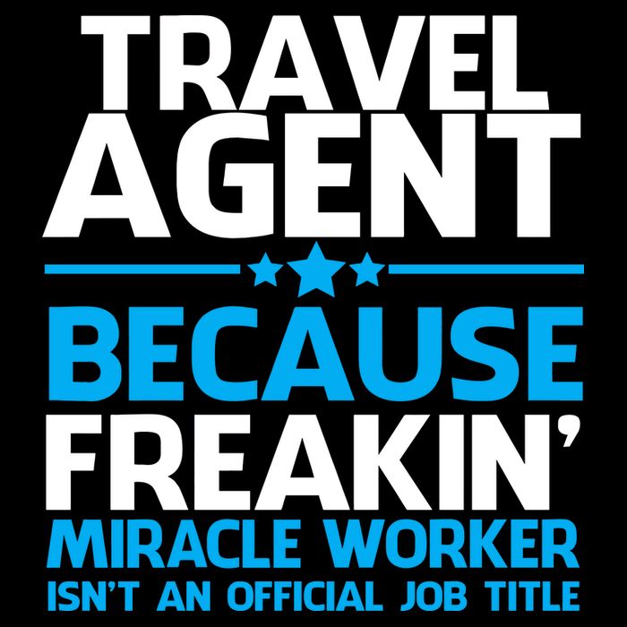 Travel Agent Miracle Worker Cropped Pullover Crew