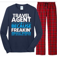 Travel Agent Miracle Worker Long Sleeve Pajama Set