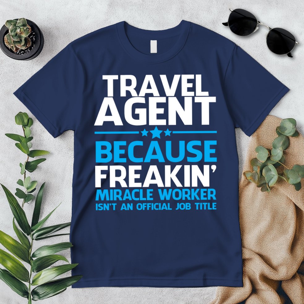 Travel Agent Miracle Worker Premium T-Shirt