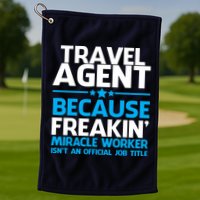 Travel Agent Miracle Worker Golf Towel