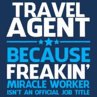 Travel Agent Miracle Worker Golf Towel