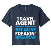 Travel Agent Miracle Worker Crop Top