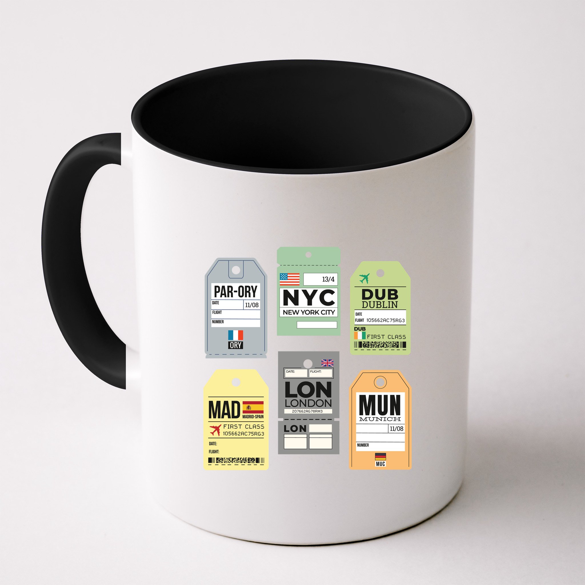 Travel Luggage Tags Mug