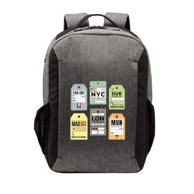 Travel Luggage Tags Vector Backpack