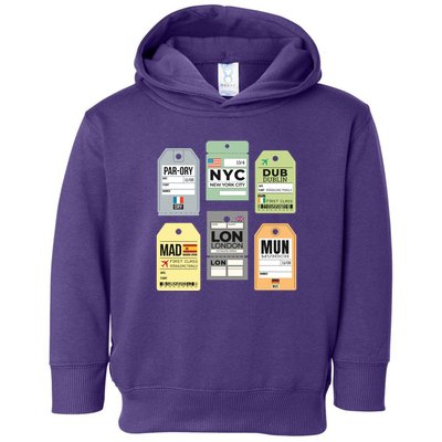 Travel Luggage Tags Toddler Hoodie
