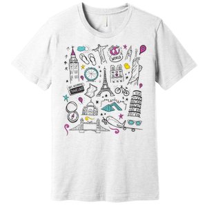 Travel The World Cute Premium T-Shirt