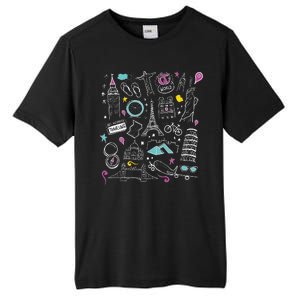 Travel The World Cute Tall Fusion ChromaSoft Performance T-Shirt