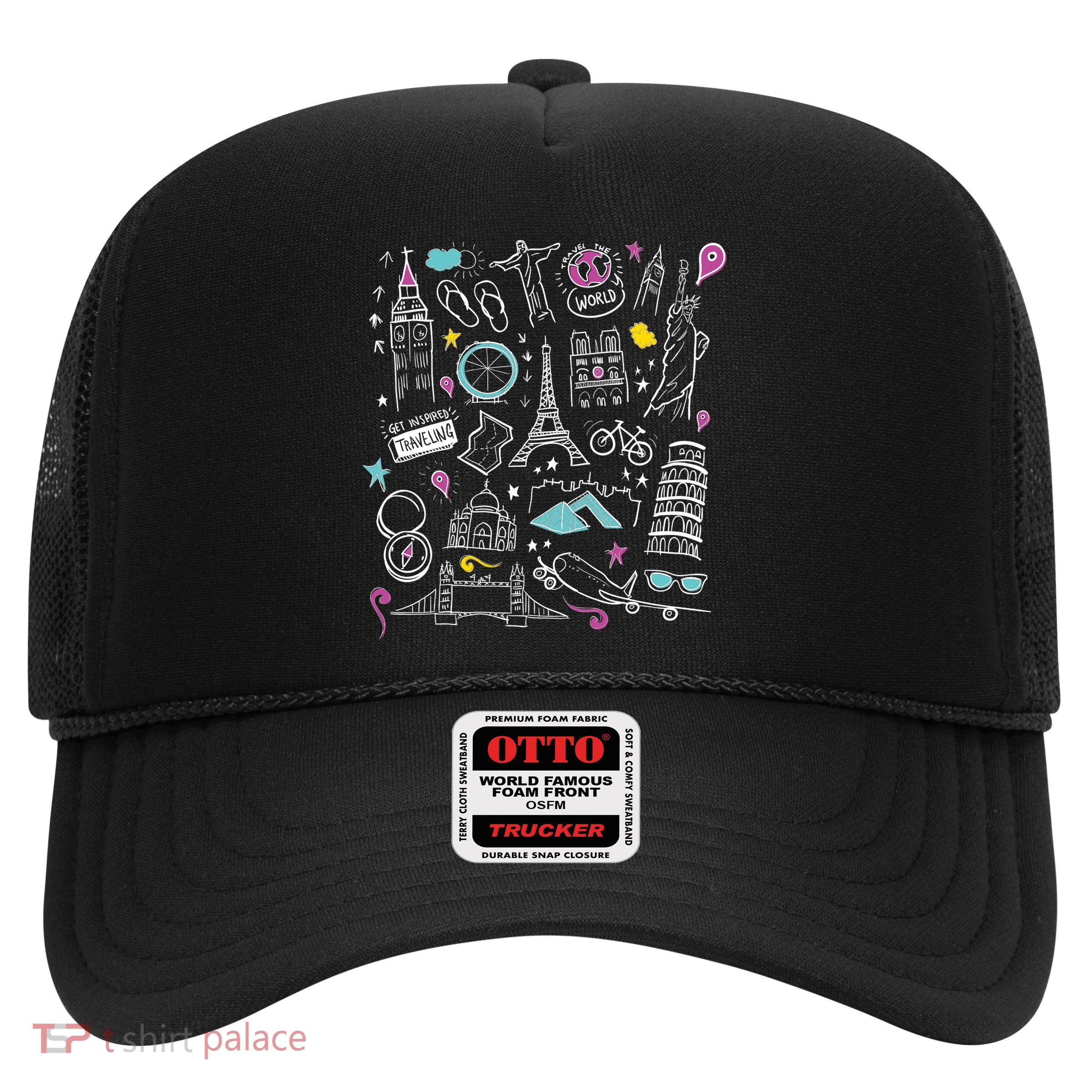 Travel The World Cute Trucker Hat