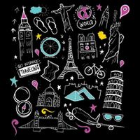 Travel The World Cute Toddler Fine Jersey T-Shirt