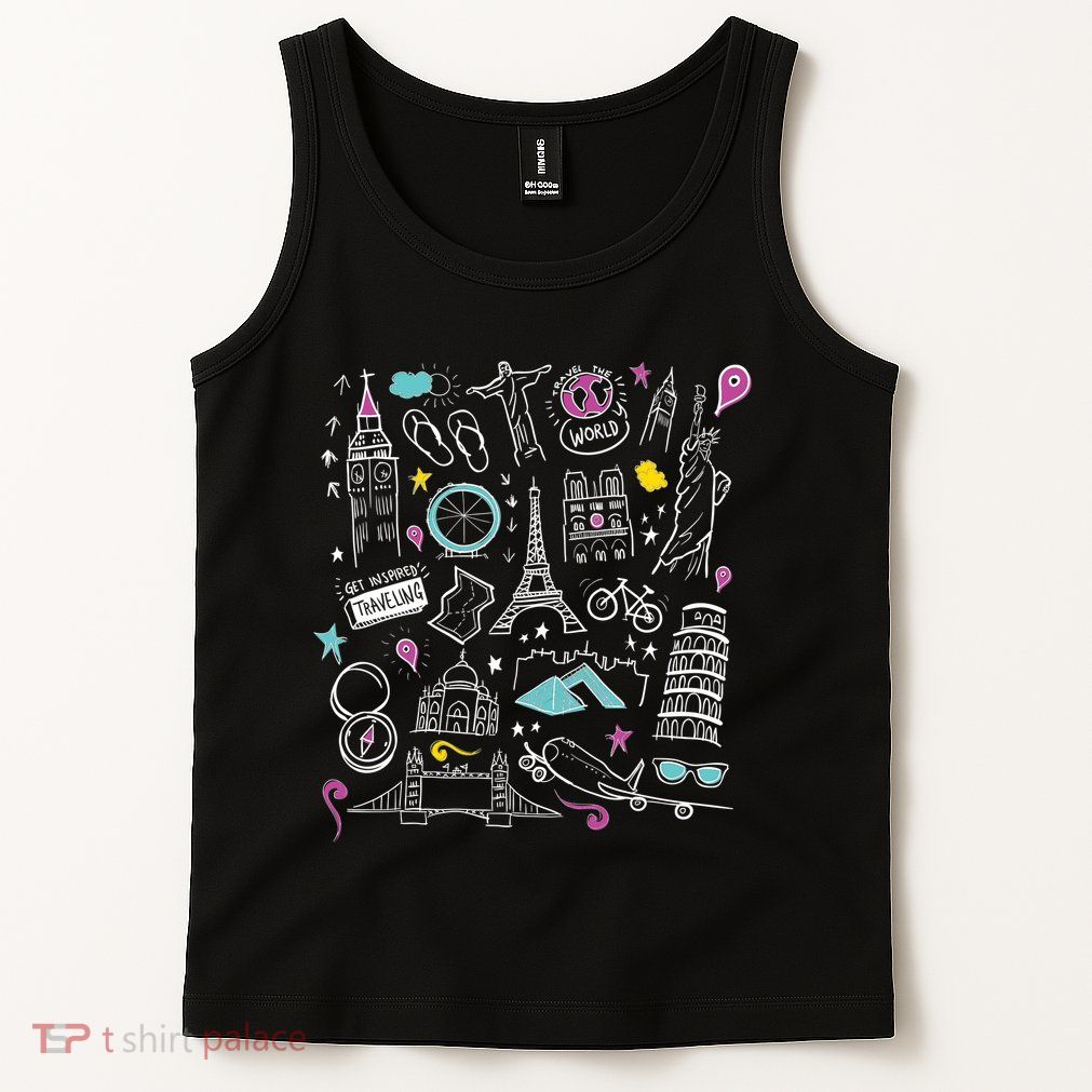 Travel The World Cute Tank Top