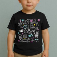 Travel The World Cute Toddler T-Shirt