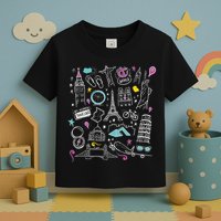 Travel The World Cute Toddler T-Shirt