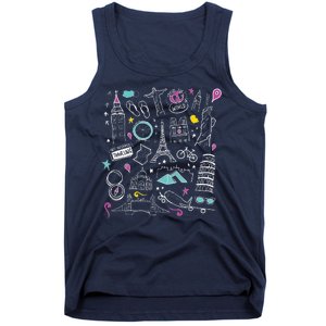 Travel The World Cute Tank Top