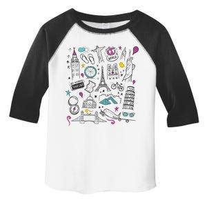 Travel The World Cute Toddler Fine Jersey T-Shirt