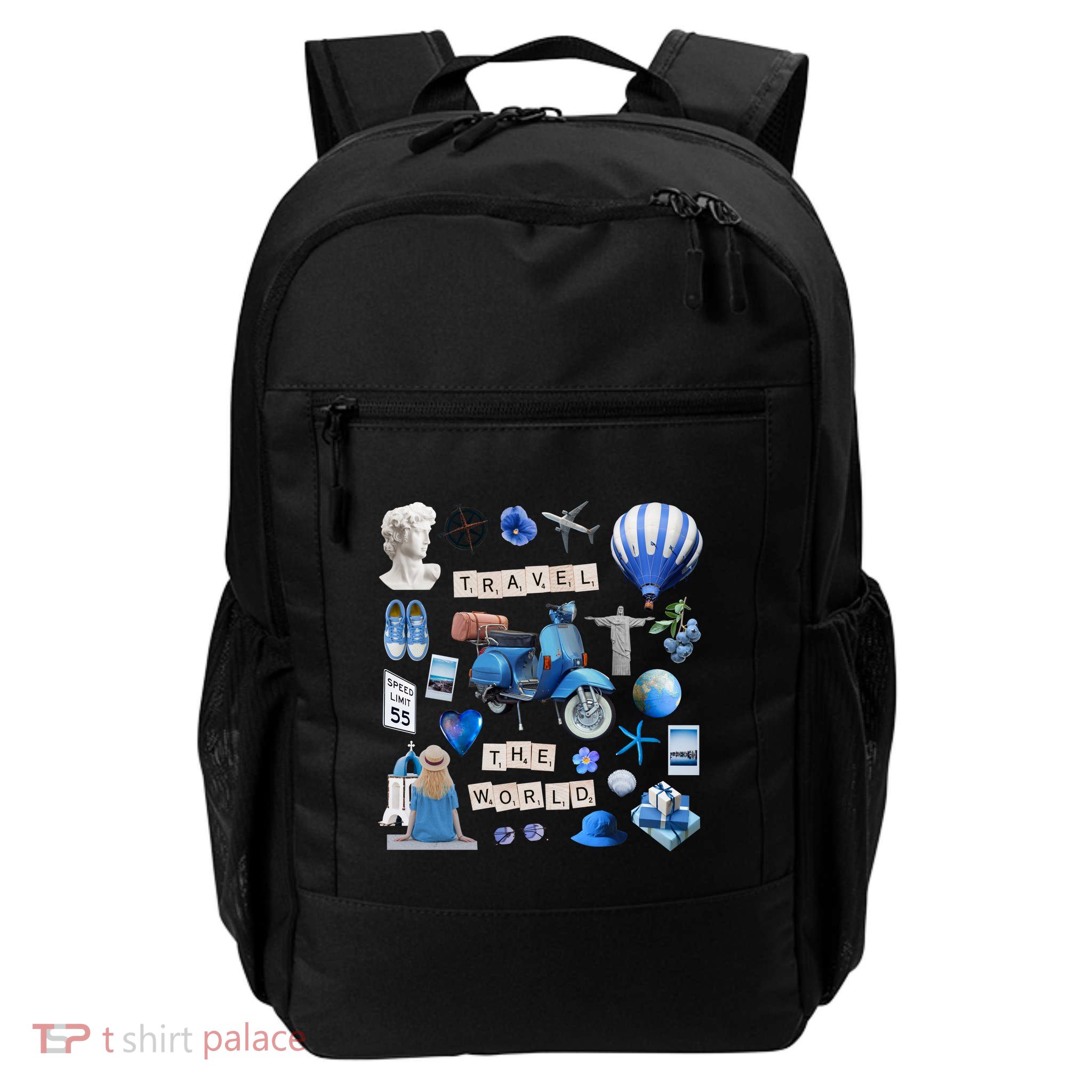 Travel The World Tourist Daily Commute Backpack