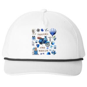 Travel The World Tourist Snapback Five-Panel Rope Hat