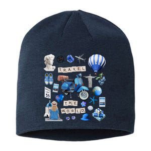 Travel The World Tourist Sustainable Beanie