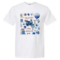 Travel The World Tourist Garment-Dyed Heavyweight T-Shirt