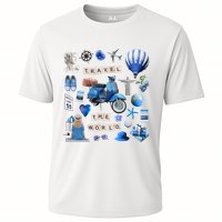 Travel The World Tourist Cooling Performance Crew T-Shirt