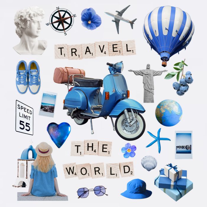 Travel The World Tourist Button