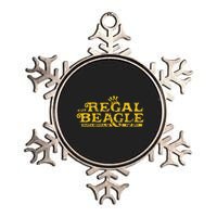 The Regal Beagle Funny Beagle Metallic Star Ornament