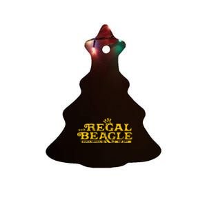 The Regal Beagle Funny Beagle Ceramic Tree Ornament