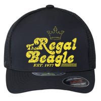 The Regal Beagle Vintage Classic 70s Lettering Design Flexfit Unipanel Trucker Cap