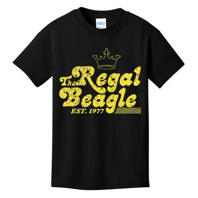 The Regal Beagle Vintage Classic 70s Lettering Design Kids T-Shirt