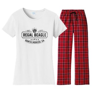 The Regal Beagle Funny Beagle Women's Flannel Pajama Set