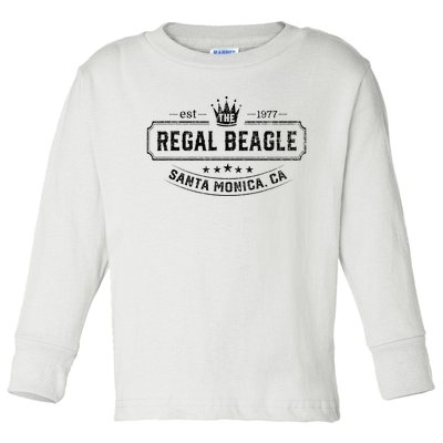 The Regal Beagle Funny Beagle Toddler Long Sleeve Shirt