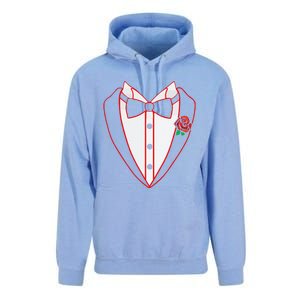 Tuxedo Red Bow Tie Costume Valentine's Day Gifts Unisex Surf Hoodie