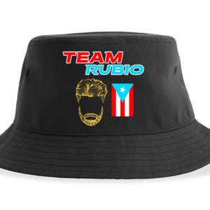 Team Rubio Baseball Puerto Rico Beisbol Los Nuestros Pride Sustainable Bucket Hat