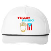 Team Rubio Baseball Puerto Rico Beisbol Los Nuestros Pride Snapback Five-Panel Rope Hat