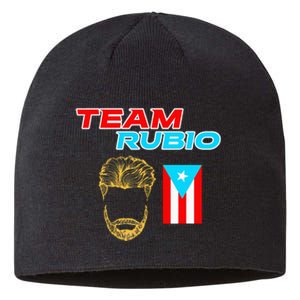 Team Rubio Baseball Puerto Rico Beisbol Los Nuestros Pride Sustainable Beanie