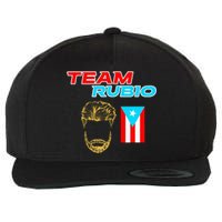 Team Rubio Baseball Puerto Rico Beisbol Los Nuestros Pride Wool Snapback Cap