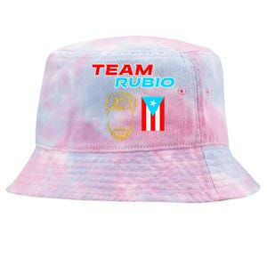 Team Rubio Baseball Puerto Rico Beisbol Los Nuestros Pride Tie-Dyed Bucket Hat