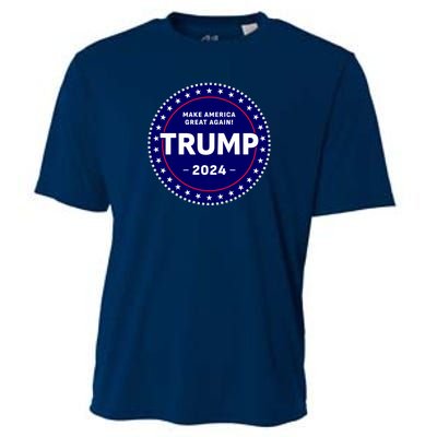 Trumps Reelection Badge 2024 Cooling Performance Crew T-Shirt