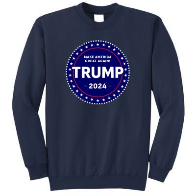 Trumps Reelection Badge 2024 Sweatshirt