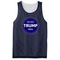 Trumps Reelection Badge 2024 Mesh Reversible Basketball Jersey Tank