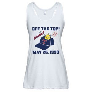 Texas Rangers Boink Off The Top May 26 1993 Ladies Essential Flowy Tank