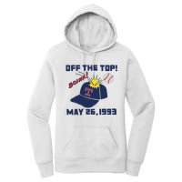 Texas Rangers Boink Off The Top May 26 1993 Women's Pullover Hoodie