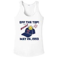 Texas Rangers Boink Off The Top May 26 1993 Ladies PosiCharge Competitor Racerback Tank