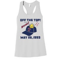 Texas Rangers Boink Off The Top May 26 1993 Women's Racerback Tank