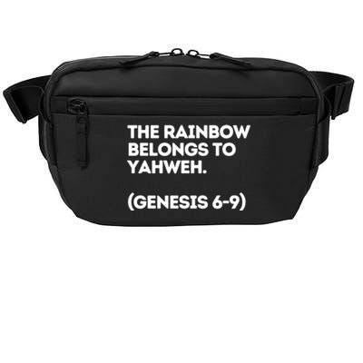 The Rainbow Belongs To Yahweh Crossbody Pack