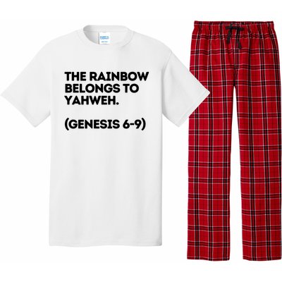 The Rainbow Belongs To Yahweh Pajama Set